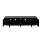 Retro Style Rustic Wood Grain TV Stand for 75' TVs.