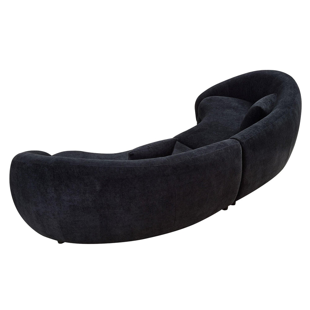 Modern Curved Sofa with Love Heart Design for Living Room.