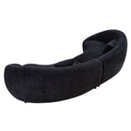 Modern Curved Sofa with Love Heart Design for Living Room.