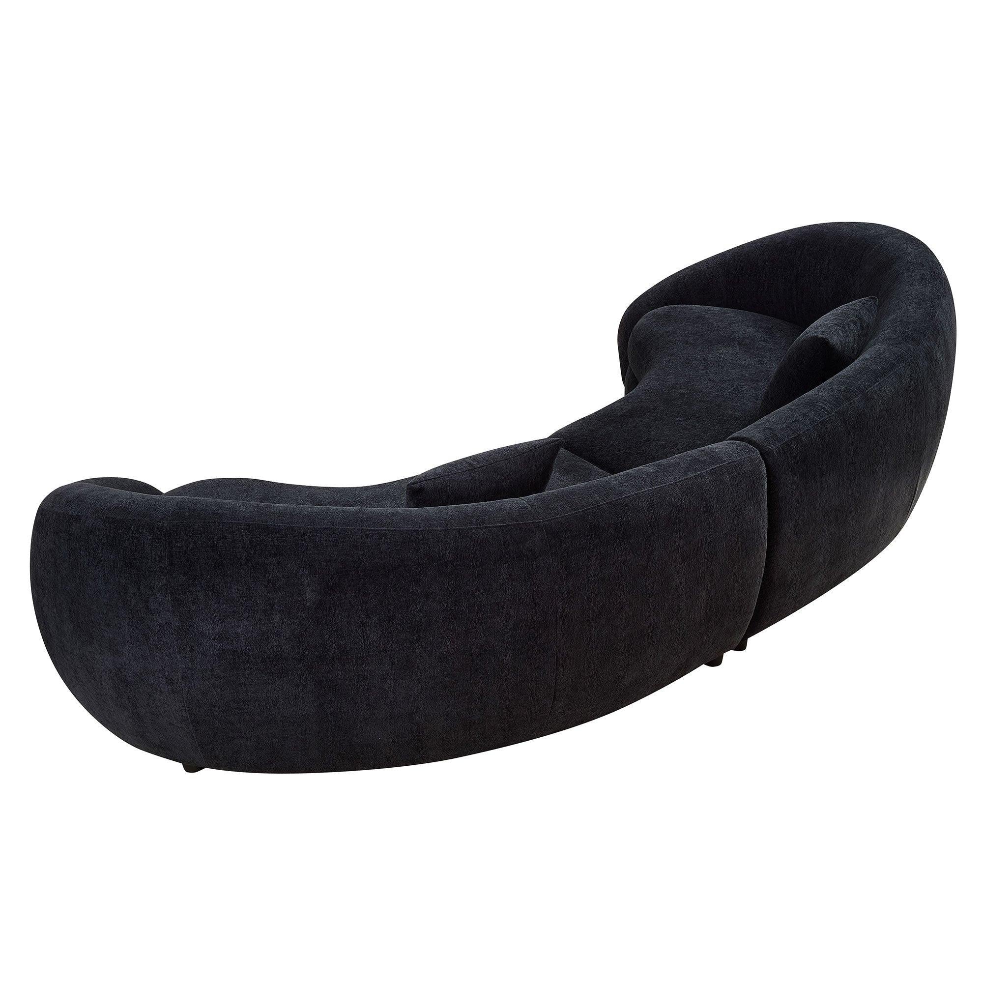 Modern Curved Sofa with Love Heart Design for Living Room.