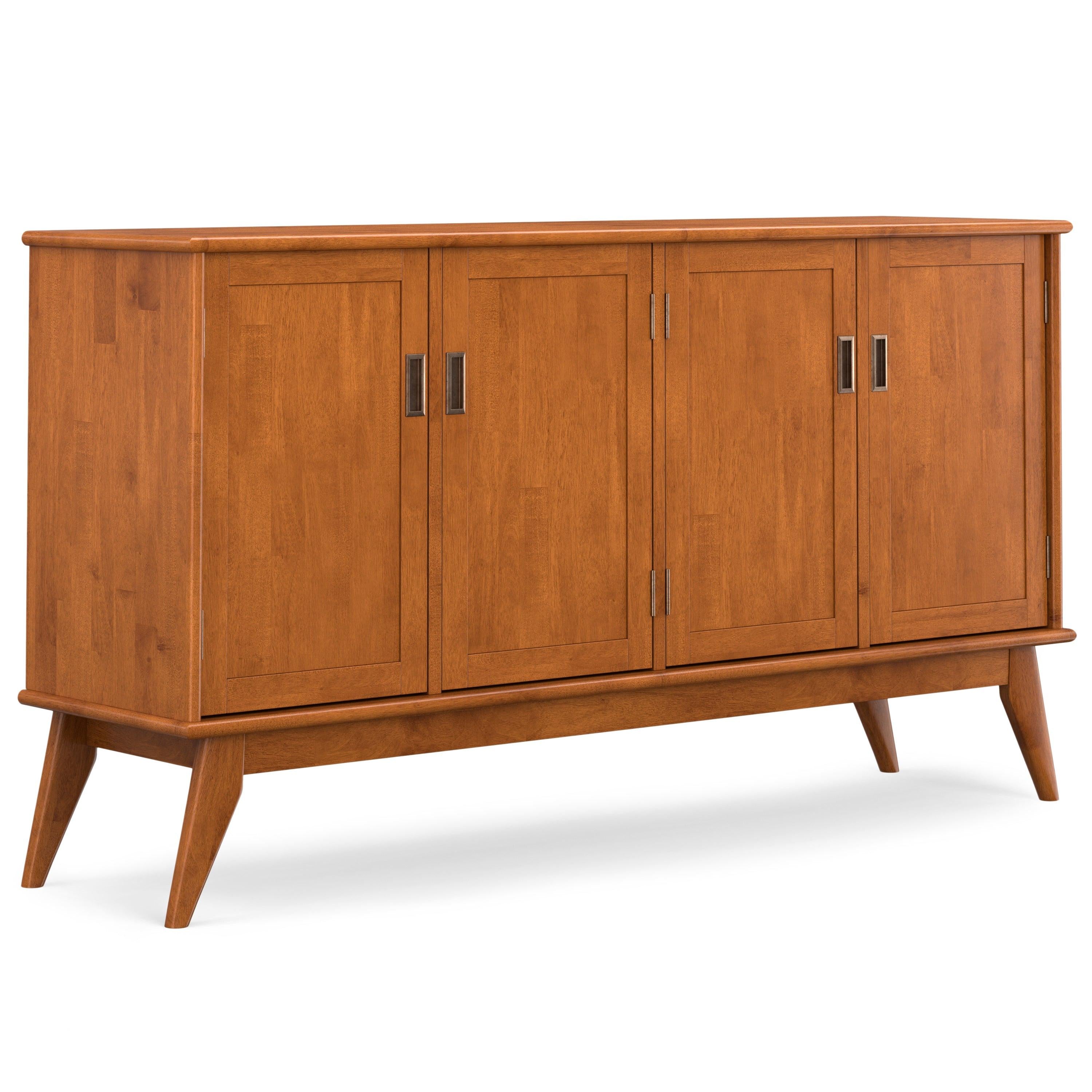 Draper Mid Century Sideboard Buffet with 4 Doors.