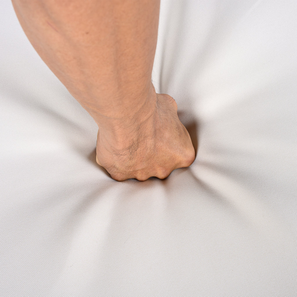 Premium Acacia Wood Outdoor Club Chair, Curved Tub Design, Water-Resistant Cushions, All-Weather Slat Construction