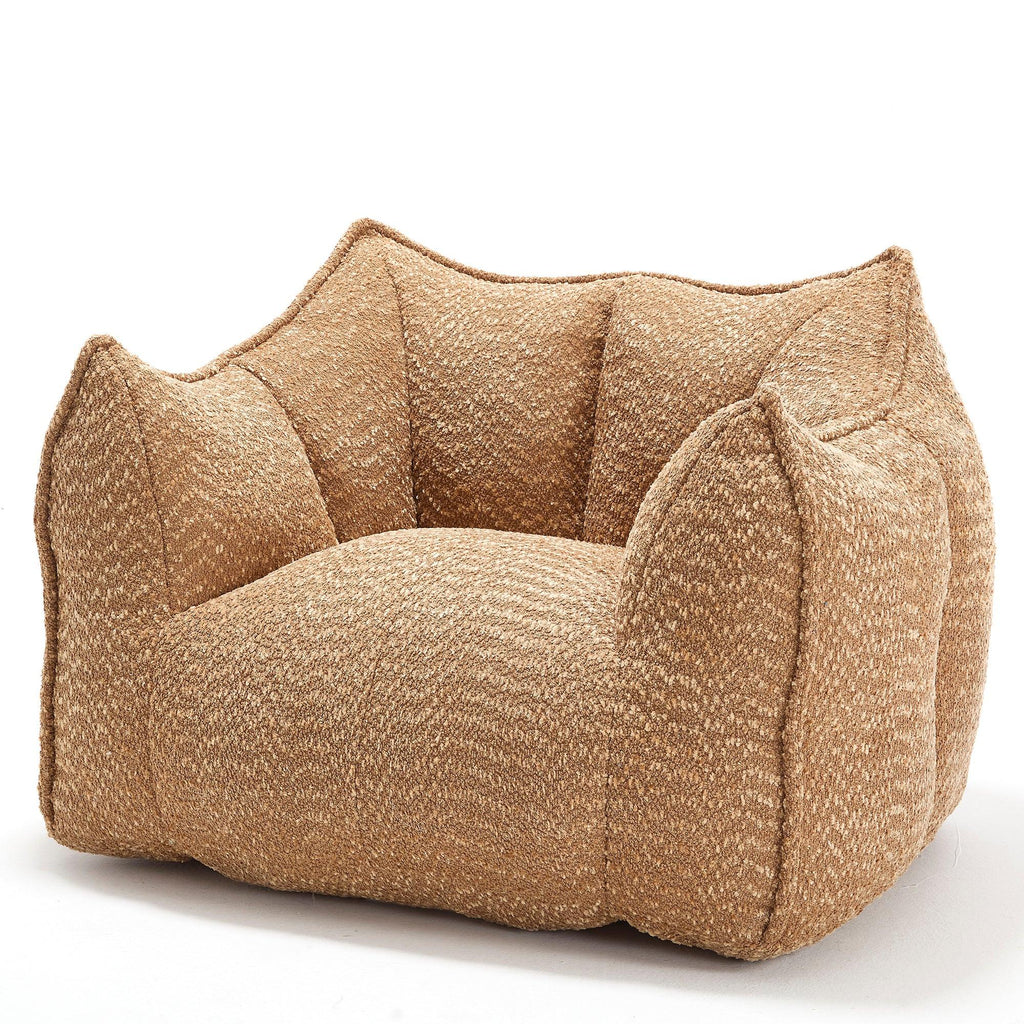 Adult Coffee Chenille Bean Bag Chair, 47.2x36.2x30.7in.