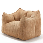 Adult Coffee Chenille Bean Bag Chair, 47.2x36.2x30.7in.