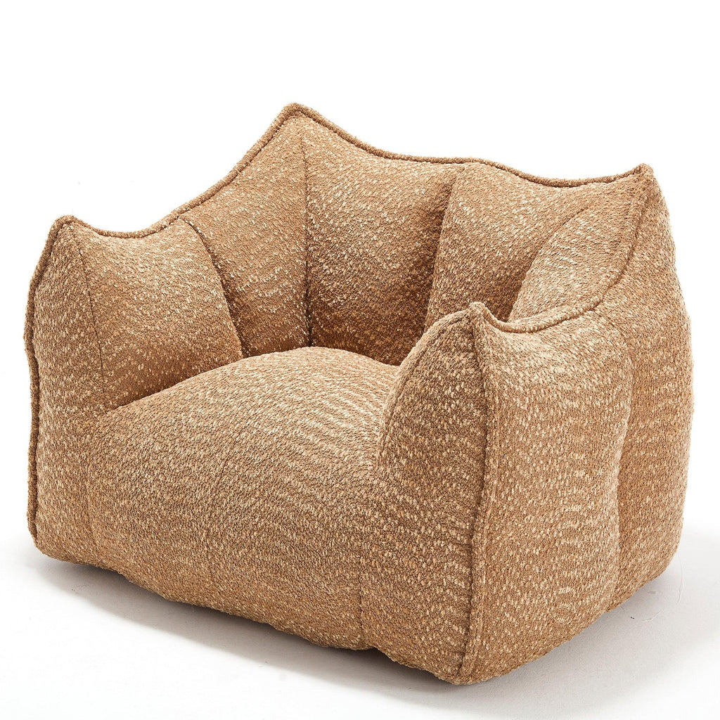 Adult Coffee Chenille Bean Bag Chair, 47.2x36.2x30.7in.