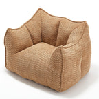 Adult Coffee Chenille Bean Bag Chair, 47.2x36.2x30.7in.