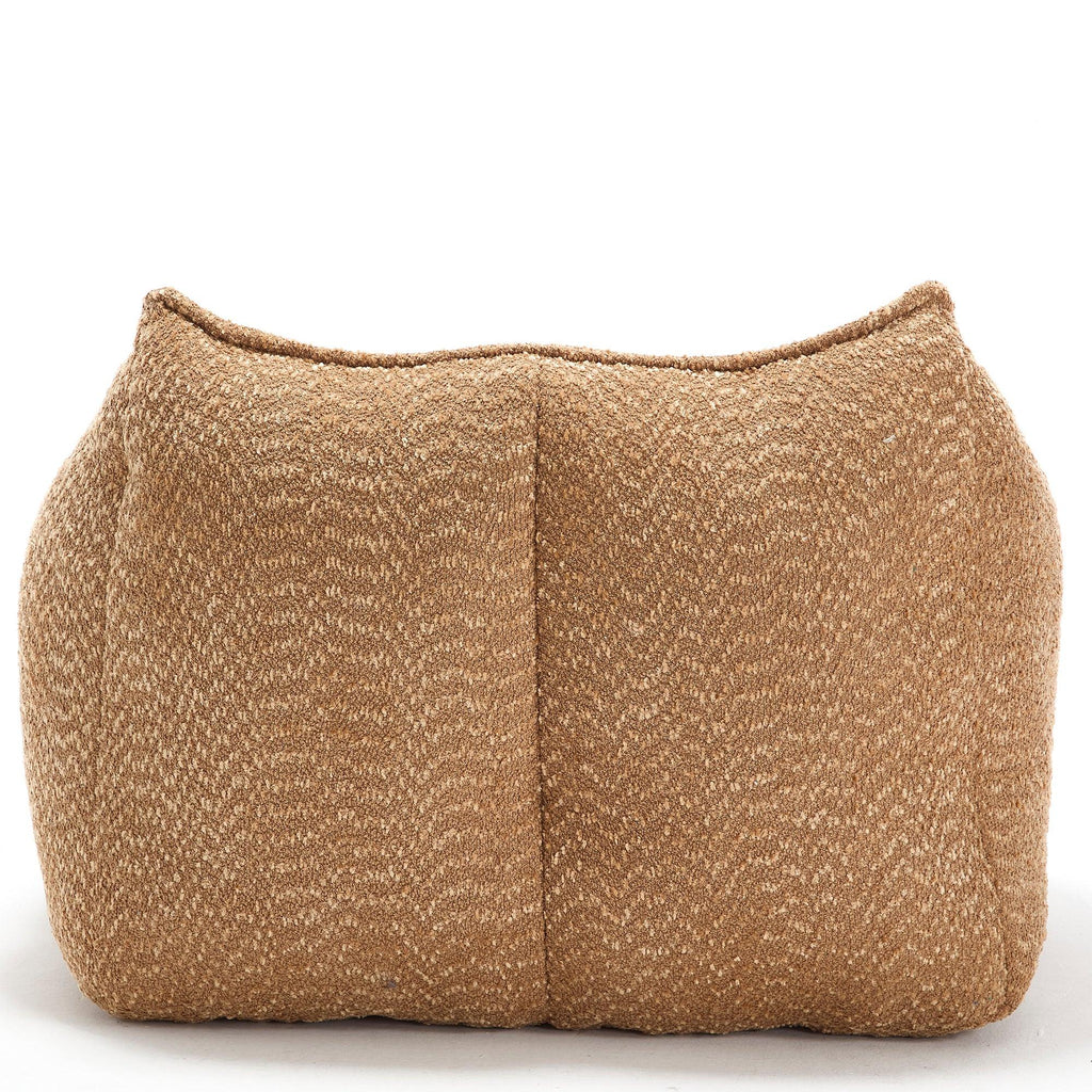 Adult Coffee Chenille Bean Bag Chair, 47.2x36.2x30.7in.