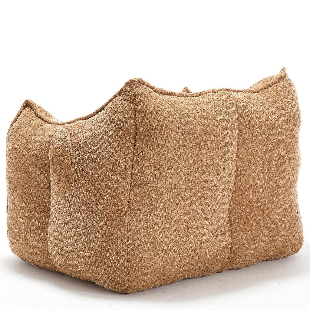 Adult Coffee Chenille Bean Bag Chair, 47.2x36.2x30.7in.