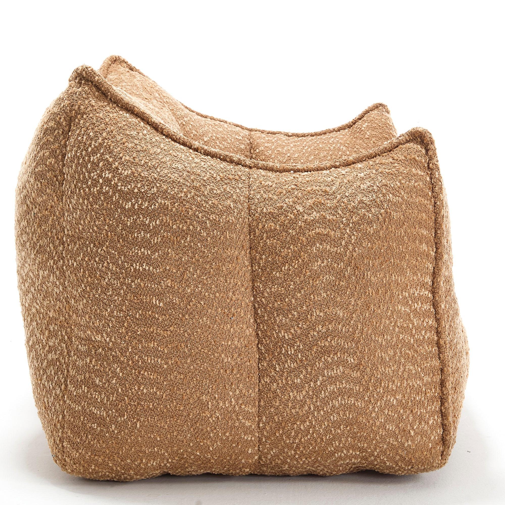 Adult Coffee Chenille Bean Bag Chair, 47.2x36.2x30.7in.