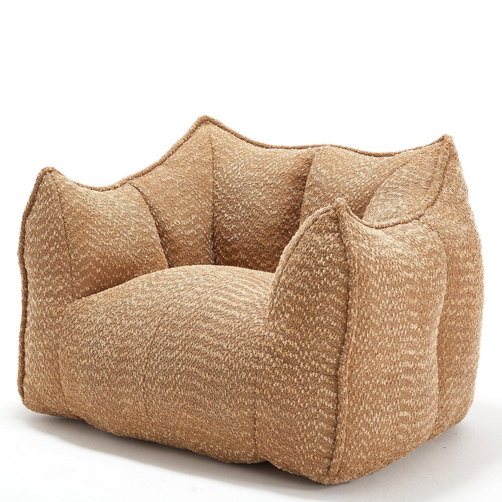 Adult Coffee Chenille Bean Bag Chair, 47.2x36.2x30.7in.