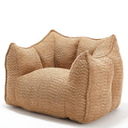 Adult Coffee Chenille Bean Bag Chair, 47.2x36.2x30.7in.