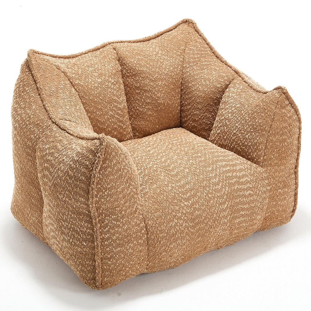 Adult Coffee Chenille Bean Bag Chair, 47.2x36.2x30.7in.