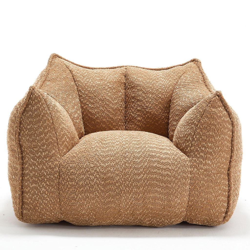 Sofa chairs with highly resilient foam for living rooms and bedrooms, comfortable square lazy sofas, sofas for adults to play, read and watch TV