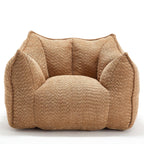 Sofa chairs with highly resilient foam for living rooms and bedrooms, comfortable square lazy sofas, sofas for adults to play, read and watch TV