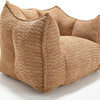 Sofa chairs with highly resilient foam for living rooms and bedrooms, comfortable square lazy sofas, sofas for adults to play, read and watch TV