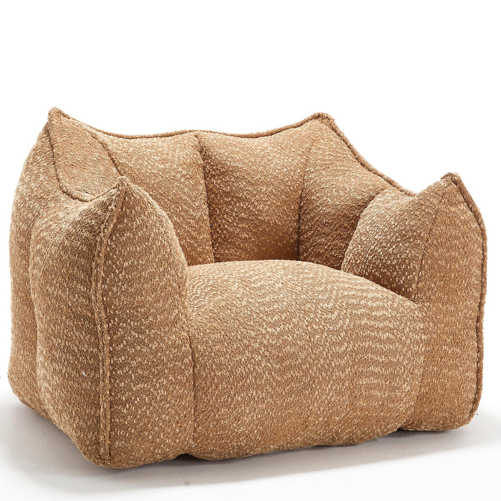 Sofa chairs with highly resilient foam for living rooms and bedrooms, comfortable square lazy sofas, sofas for adults to play, read and watch TV