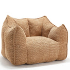 Sofa chairs with highly resilient foam for living rooms and bedrooms, comfortable square lazy sofas, sofas for adults to play, read and watch TV