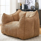 Adult Coffee Chenille Bean Bag Chair, 47.2x36.2x30.7in.