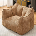 Adult Coffee Chenille Bean Bag Chair, 47.2x36.2x30.7in.