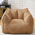 Adult Coffee Chenille Bean Bag Chair, 47.2x36.2x30.7in.