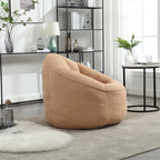 Bedding Bean Bag Sofa Chair High Pressure Foam Bean Bag Chair Adult Material with Padded Foam Padding Compressed Bean Bag With Footrest