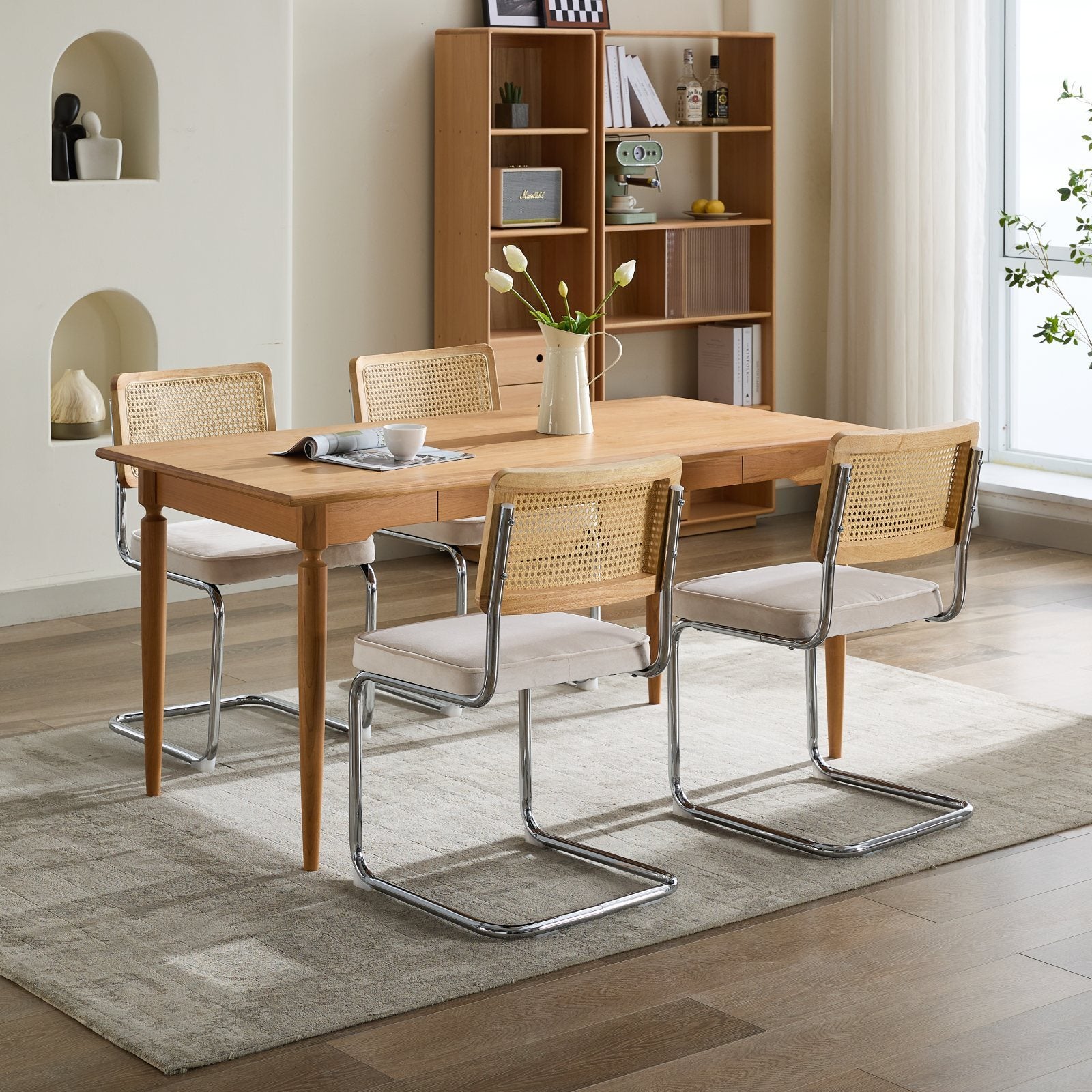 Alice Mid Century Modern Dining Chairs Set of 2