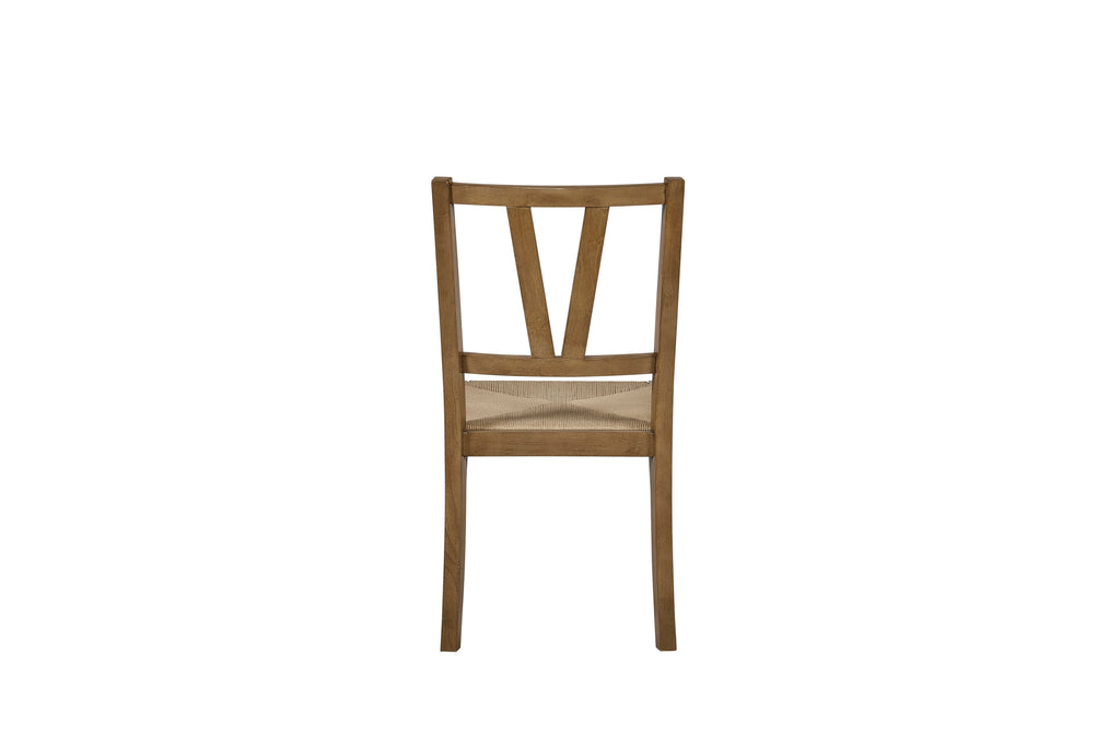 Slat Back Chair - Almond ( Set of 2) Dining Chair