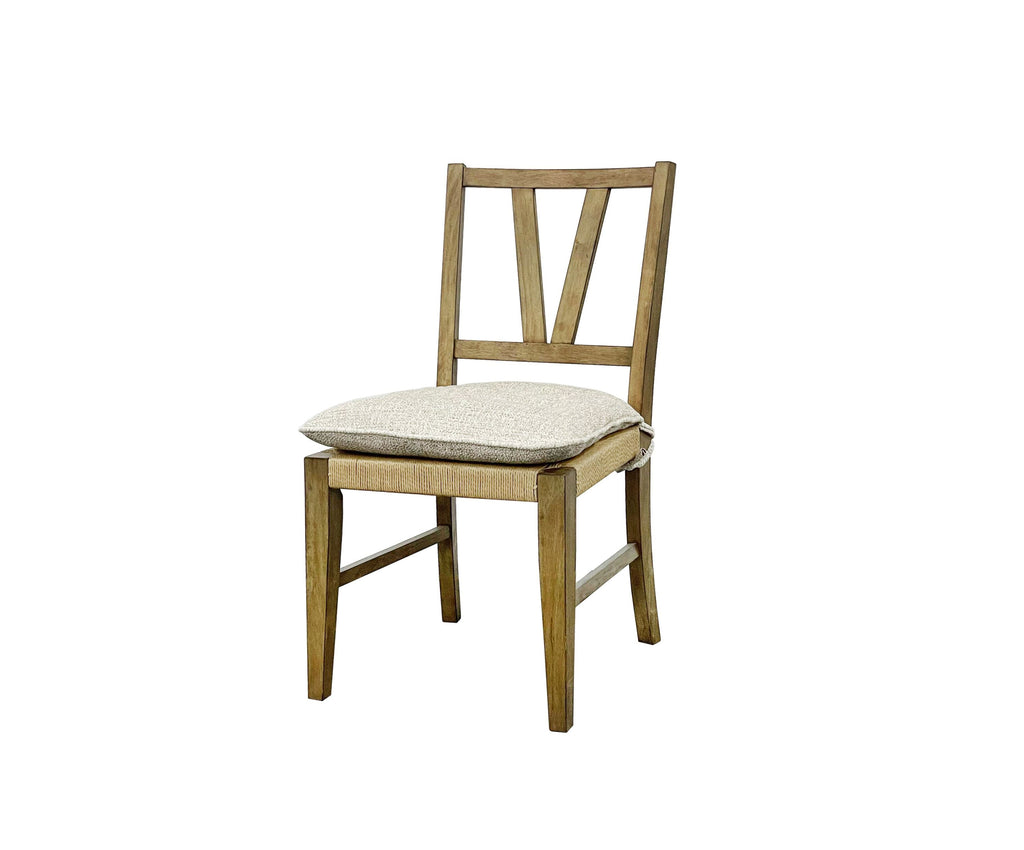 Slat Back Chair - Almond ( Set of 2) Dining Chair