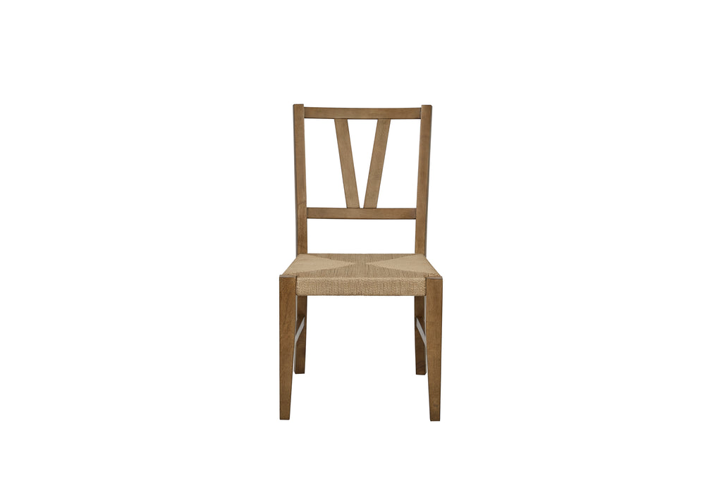 Slat Back Chair - Almond ( Set of 2) Dining Chair