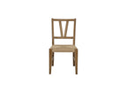 Slat Back Chair - Almond ( Set of 2) Dining Chair