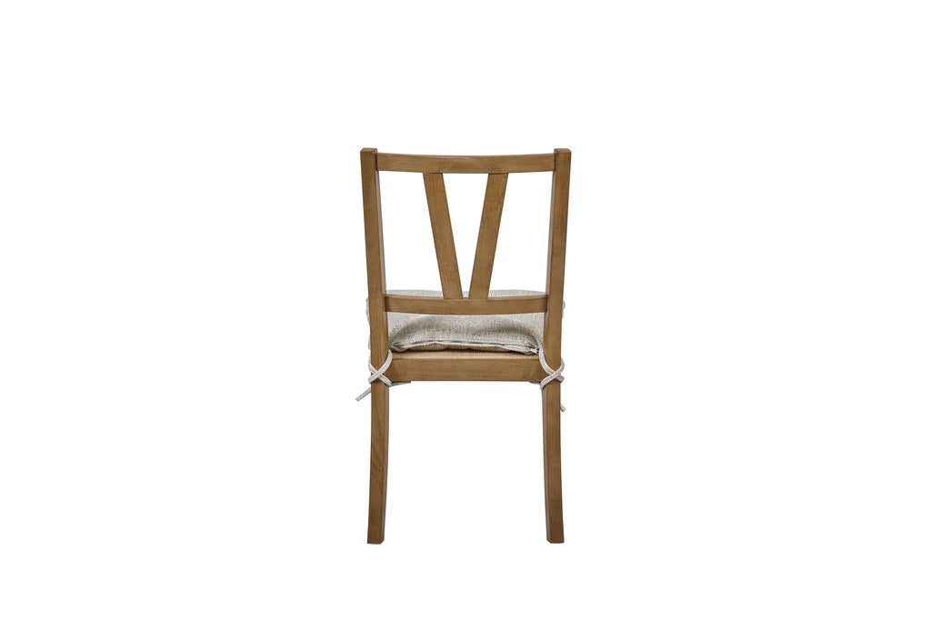 Slat Back Chair - Almond ( Set of 2) Dining Chair