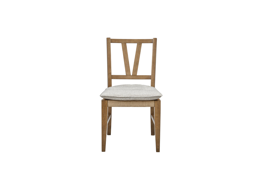 Slat Back Chair - Almond ( Set of 2) Dining Chair