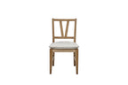 Slat Back Chair - Almond ( Set of 2) Dining Chair