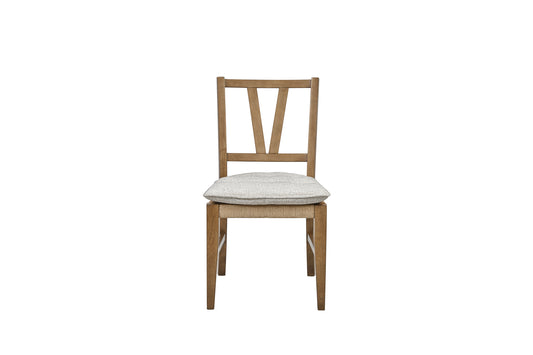 Slat Back Chair - Almond ( Set of 2) Dining Chair