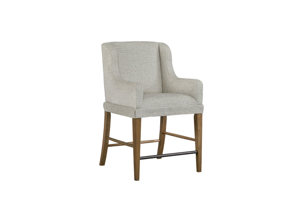 Upholstered Counter Stool - Almond (Set of 2) Bar Stools