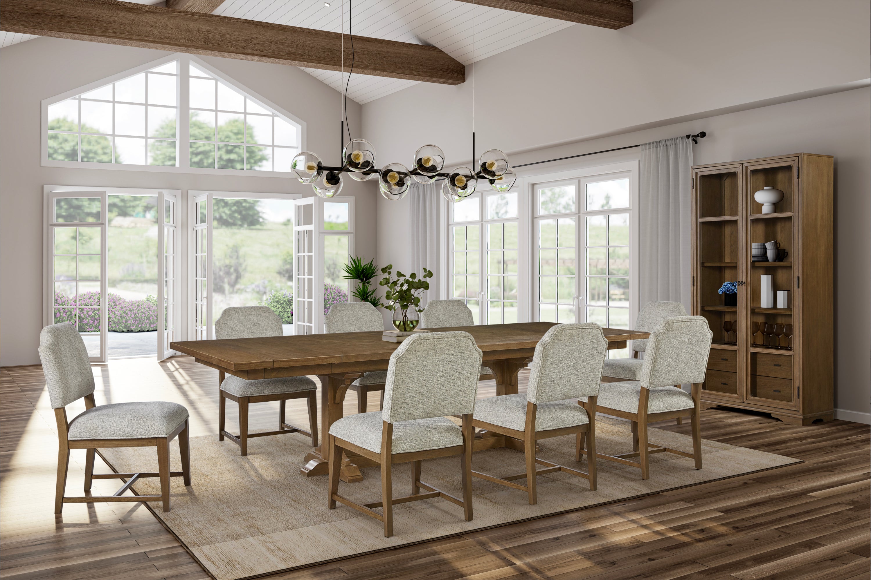 Upholstered Chair - Almond (Set of 2) Dining Chair