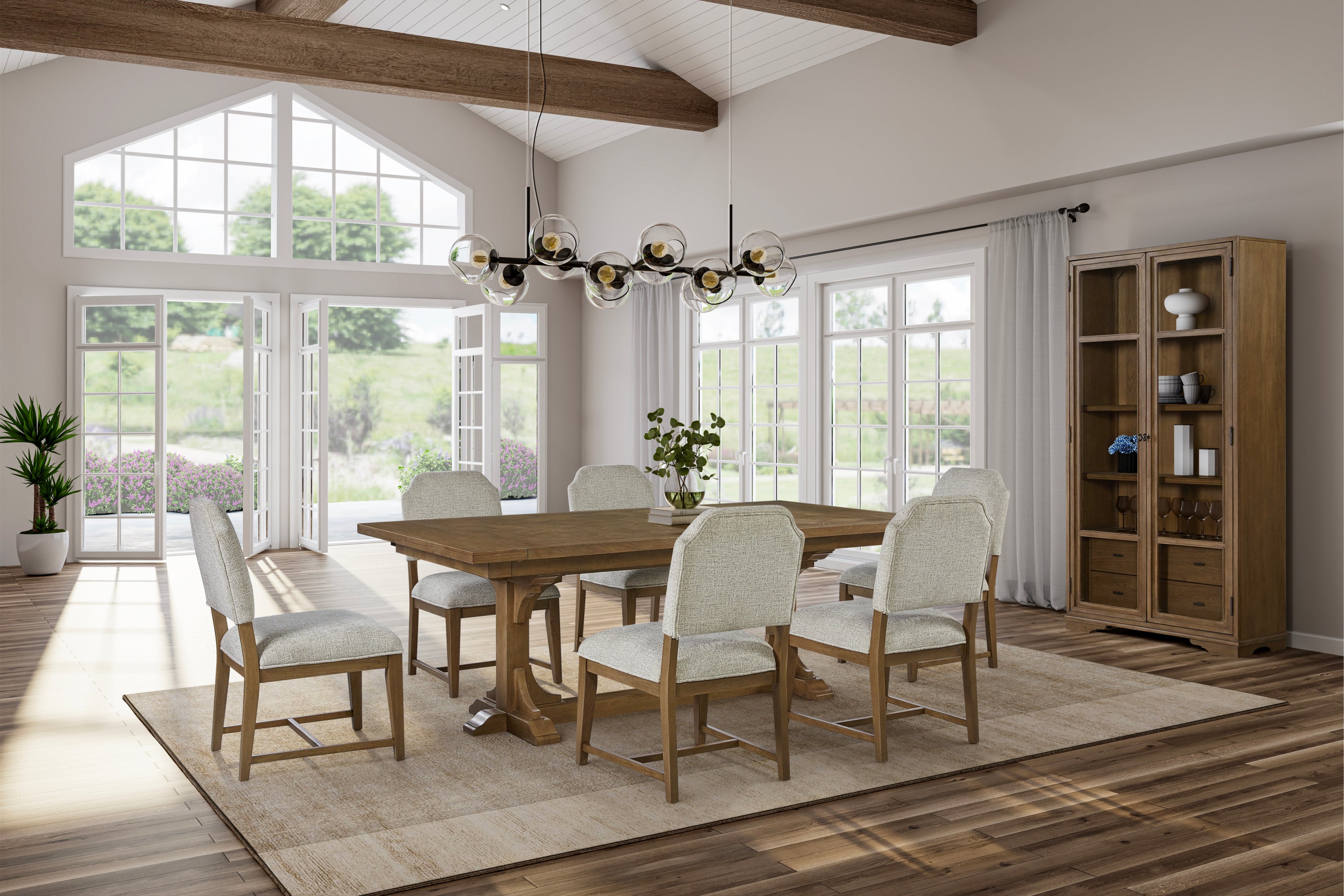 Upholstered Chair - Almond (Set of 2) Dining Chair