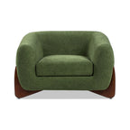 Alpine 44' Sherpa Arm Chair, Moss Green Fleeced Teddy