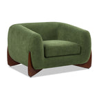 Alpine 44' Sherpa Arm Chair, Moss Green Fleeced Teddy