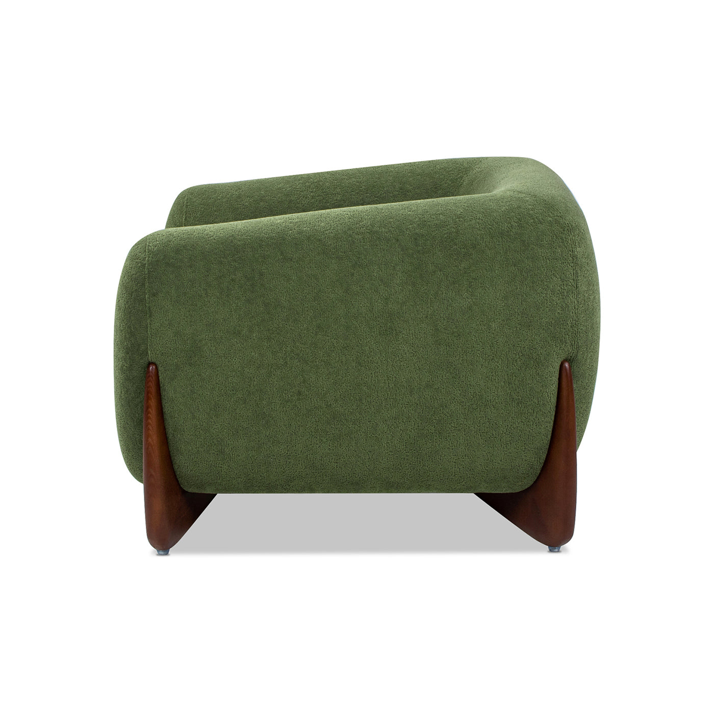 Alpine 44' Sherpa Arm Chair, Moss Green Fleeced Teddy