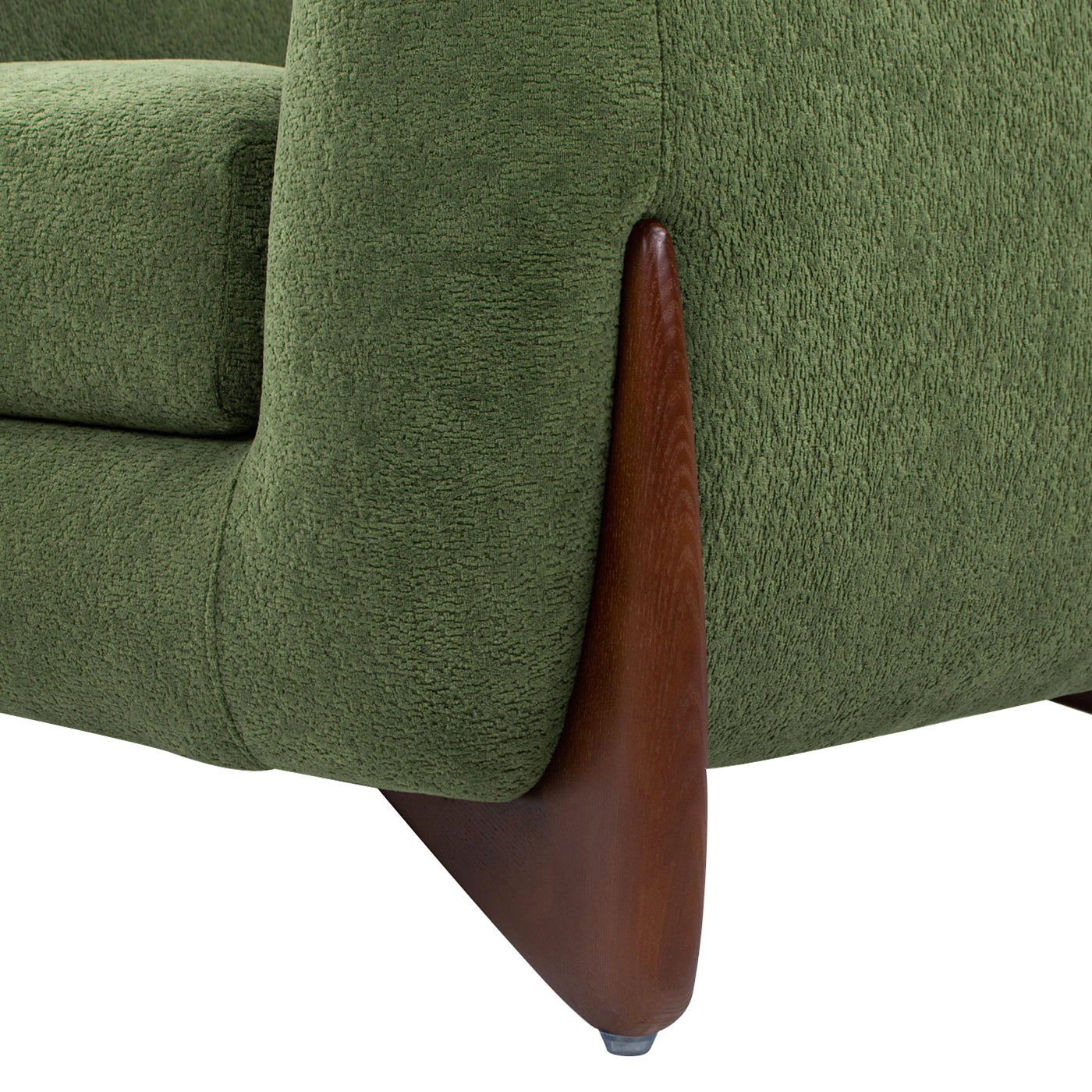 Alpine 44' Sherpa Arm Chair, Moss Green Fleeced Teddy