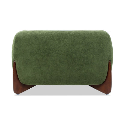 Alpine 44' Sherpa Arm Chair, Moss Green Fleeced Teddy
