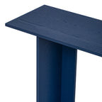 U_STYLE Modern and Curved Design Ash Veneer Console Table with Shelf,Suitable for Entryway,Hallway Living Room,Foyer,Corridor