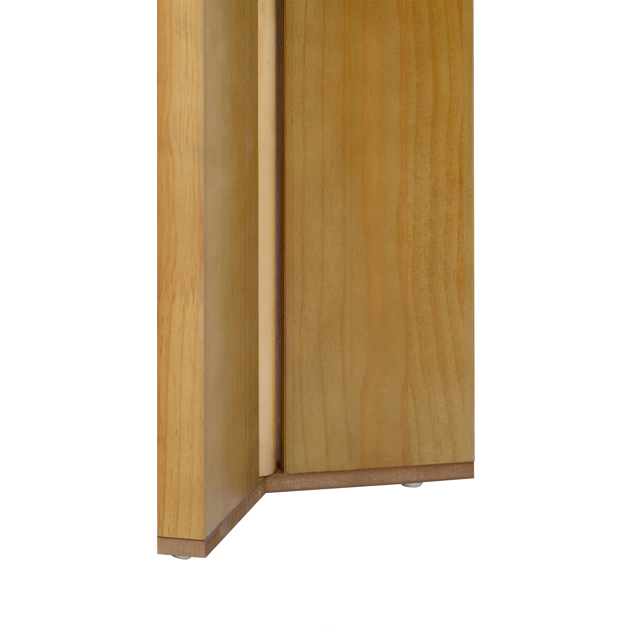 U_STYLE Stylish Console Table with Pine Veneer and Geometric Legs,Suitable for Living Room, Study and Dining Room