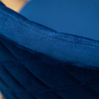 Amoa Contemporary 5-Piece Dining Set, White Round Dining Table with 4 Chairs