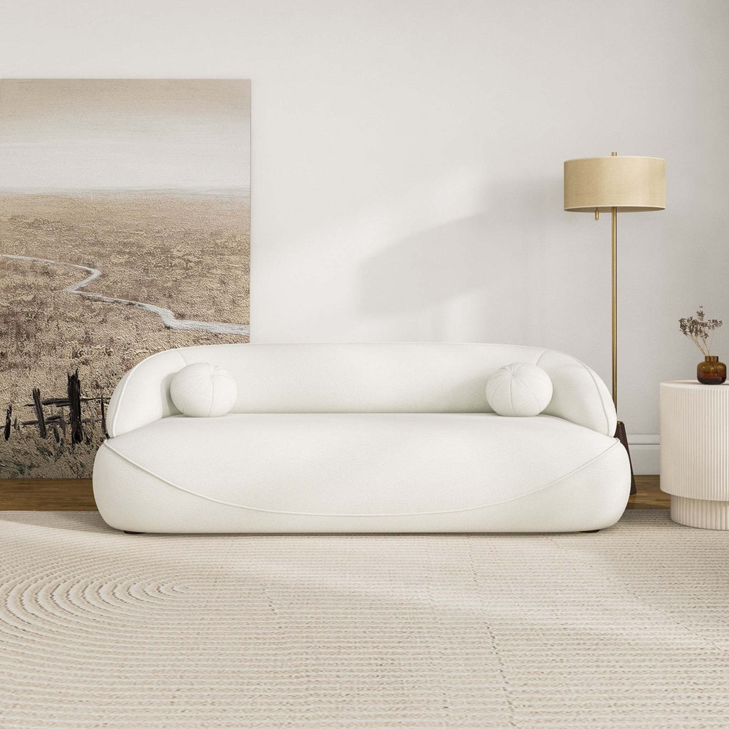 Andrew Beige Boucle Sofa