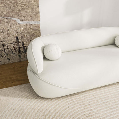 Andrew Beige Boucle Sofa