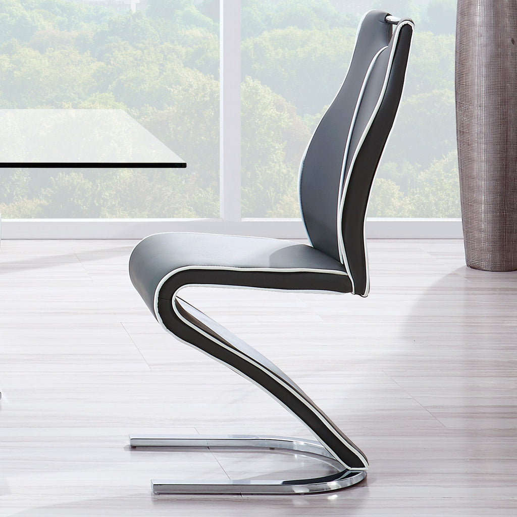 ANNE GREY DINING CHAIRS (KIT OF 2)