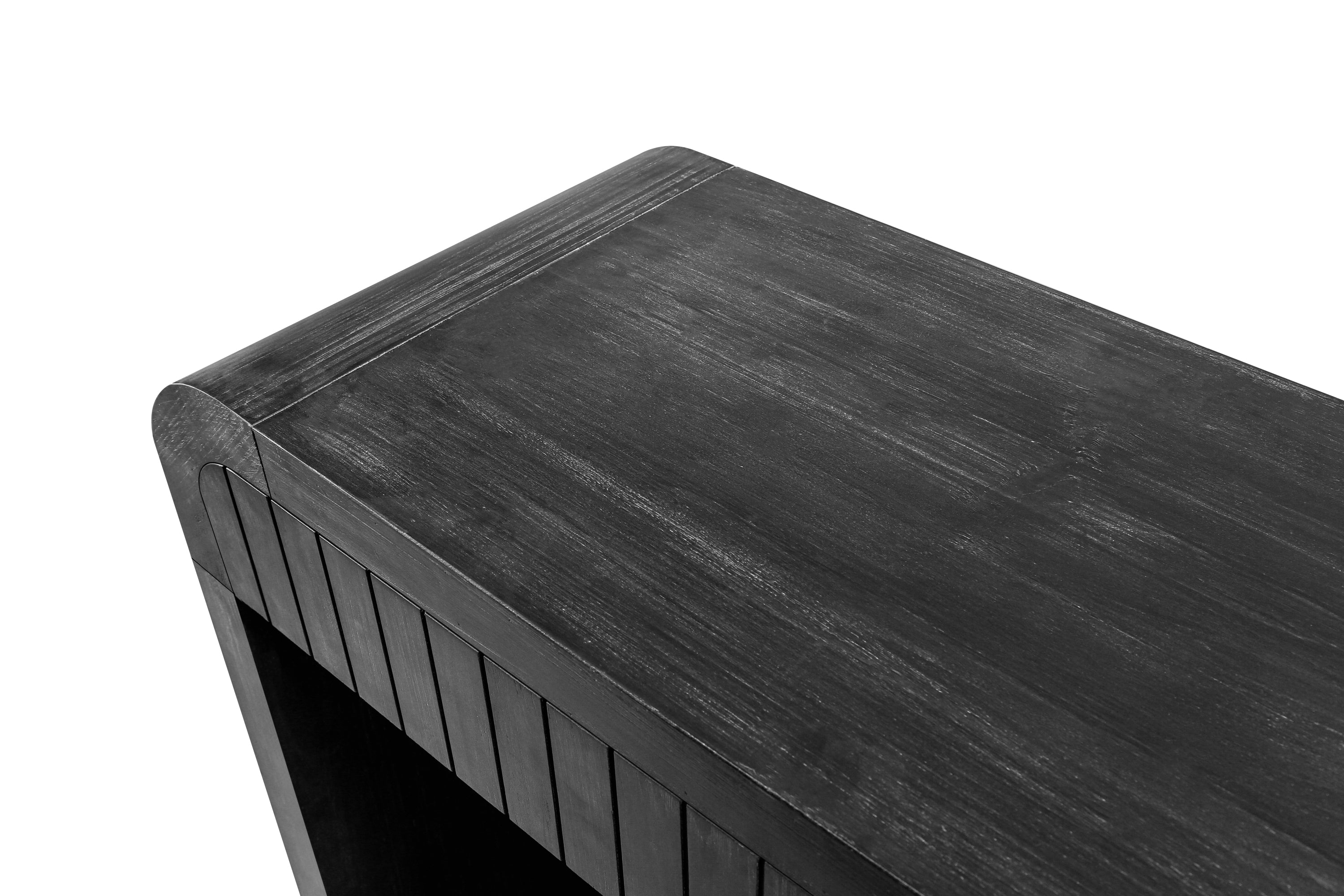 59'' Vintage Crafted Entryway Table,Two Hidden Handle Drawers,Farmhouse Console Table ,Easy Assembly, for Entrance & Dinning Room & Living Room & Hallway (Antique Black)