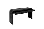 59'' Vintage Crafted Entryway Table,Two Hidden Handle Drawers,Farmhouse Console Table ,Easy Assembly, for Entrance & Dinning Room & Living Room & Hallway (Antique Black)